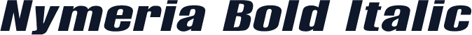 Nymeria Bold Italic