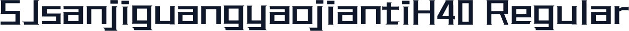 SJsanjiguangyaojiantiH40 Regular
