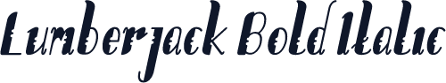 Lumberjack Bold Italic