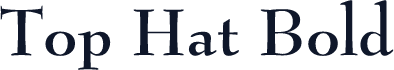 Top Hat Bold