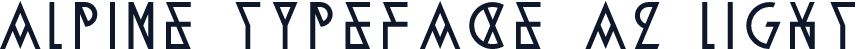 Alpine Typeface A2 Light