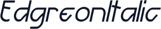 EdgreonItalic