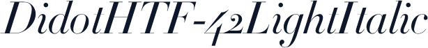 DidotHTF-42LightItalic