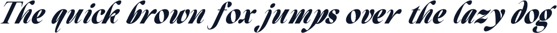 Beautiful Comethrue Heavy Ultra Condensed Italic