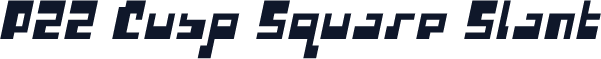 P22 Cusp Square Slant