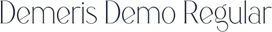 Demeris Demo Regular