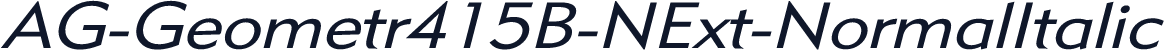AG-Geometr415B-NExt-NormalItalic
