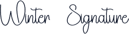 Winter Signature