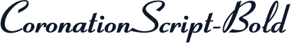 CoronationScript-Bold