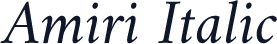 Amiri Italic