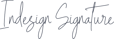 Indesign Signature