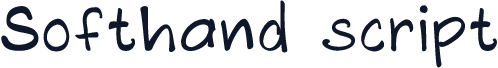 Softhand script
