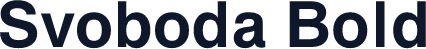 Svoboda Bold