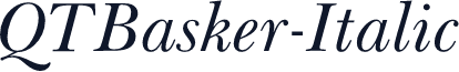 QTBasker-Italic