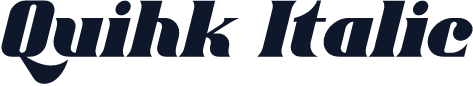 Quihk Italic