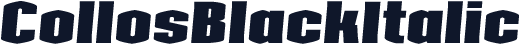 CollosBlackItalic