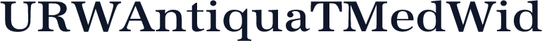 URWAntiquaTMedWid