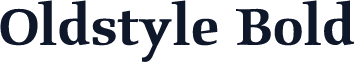 Oldstyle Bold