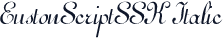 EustonScriptSSK Italic