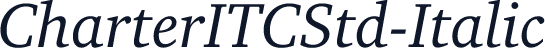 CharterITCStd-Italic