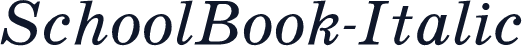 SchoolBook-Italic