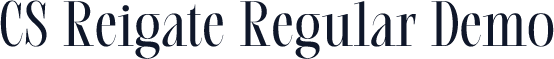 CS Reigate Regular Demo