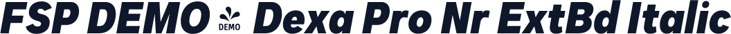 FSP DEMO - Dexa Pro Nr ExtBd Italic