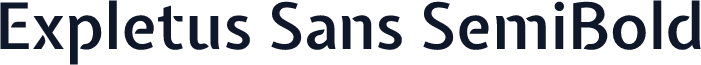 Expletus Sans SemiBold