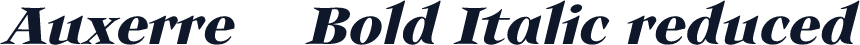 Auxerre 76 Bold Italic reduced