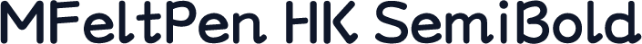 MFeltPen HK SemiBold