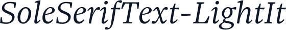 SoleSerifText-LightIt