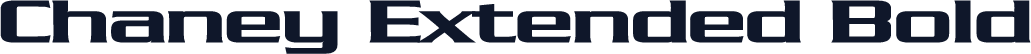 Chaney Extended Bold