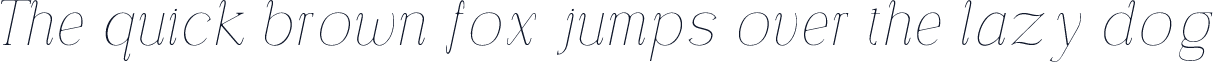 Carlgine Thin Italic