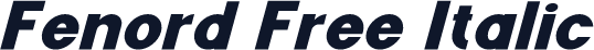 Fenord Free Italic