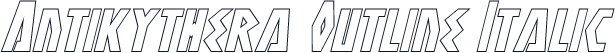 Antikythera Outline Italic