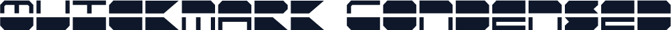 Quickmark Condensed
