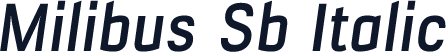 Milibus Sb Italic