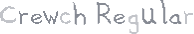 Crewch Regular