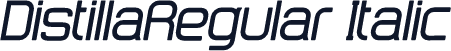 DistillaRegular Italic