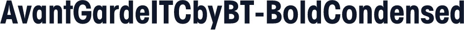 AvantGardeITCbyBT-BoldCondensed