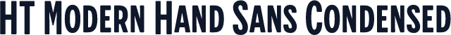 HT Modern Hand Sans Condensed