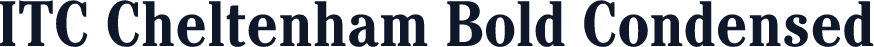 ITC Cheltenham Bold Condensed
