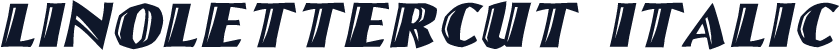 LinoLetterCut Italic