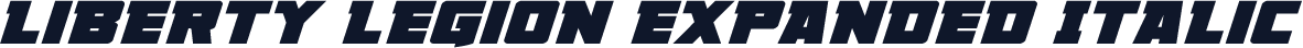 Liberty Legion Expanded Italic