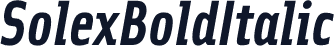 SolexBoldItalic