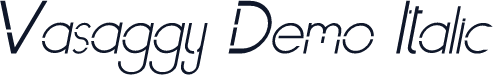 Vasaggy Demo Italic