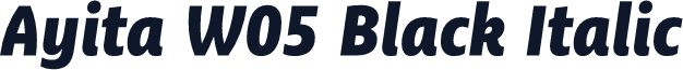 Ayita W05 Black Italic