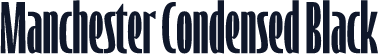 Manchester Condensed Black