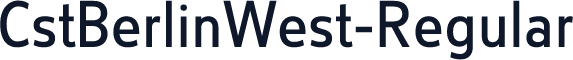 CstBerlinWest-Regular