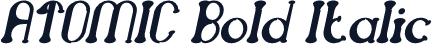 ATOMIC Bold Italic